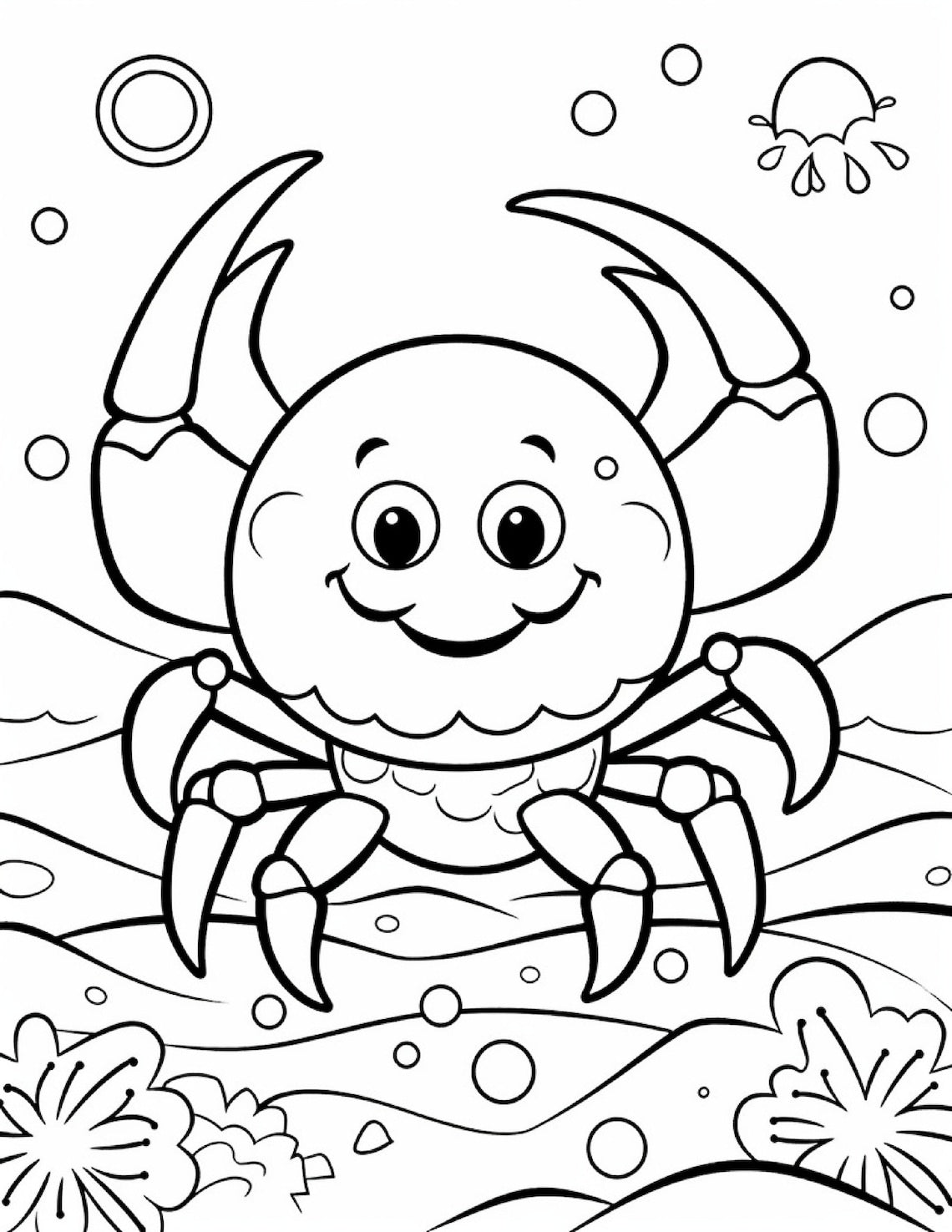 100 Cute Ocean Animals Coloring Pages Adult and Kid Coloring Pages Printable Digital Instant Download PDF Best Selling Popular