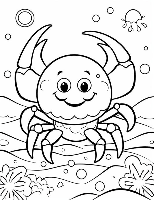 100 Cute Ocean Animals Coloring Pages Adult and Kid Coloring Pages Printable Digital Instant Download PDF Best Selling Popular