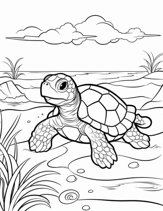 100 Cute Ocean Animals Coloring Pages Adult and Kid Coloring Pages Printable Digital Instant Download PDF Best Selling Popular